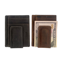 Load image into Gallery viewer, RFID Premium Cowhide Leather Magnetic Money