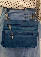 Load image into Gallery viewer, Leather Convertible Crossbody & Belt-Loop Travel Purse -Top Seller