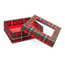 Load image into Gallery viewer, Plaid Gift Box Ready to Give or Send! Optional Add $50 Visa & Personalized Card. Wallet Sold Separately