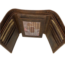 Load image into Gallery viewer, Premium Leather Tri Fold RFID Wallet