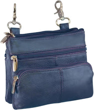 Load image into Gallery viewer, Leather Convertible Crossbody & Hip Clip