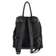 Load image into Gallery viewer, Sparkle Front Flap Backpack -Woven Statement Bag