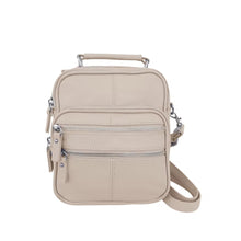 Load image into Gallery viewer, Leather Crossbody Travel Bag - Small