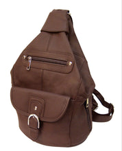 Load image into Gallery viewer, Convertible Leather Backpack