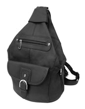 Load image into Gallery viewer, Convertible Leather Backpack