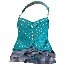 Load image into Gallery viewer, Dress Shaped Bling Purse -Sparkling Statement Handbag