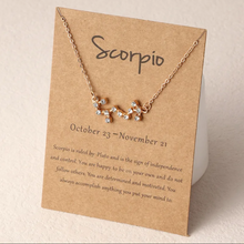 Load image into Gallery viewer, Zodiac Star Constellation Necklace ✨FREE SHIPPING🩷