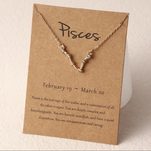 Load image into Gallery viewer, Zodiac Star Constellation Necklace ✨FREE SHIPPING🩷
