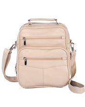 Load image into Gallery viewer, Leather Crossbody Travel Bag - Large