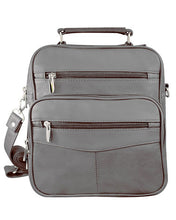 Load image into Gallery viewer, Leather Crossbody Travel Bag - Large