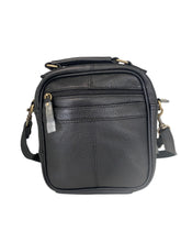 Load image into Gallery viewer, Small Leather Crossbody Travel Bag - Cowhide Purse with Multiple Pockets