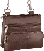 Load image into Gallery viewer, Leather Convertible Crossbody &amp; Hip Clip
