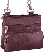 Load image into Gallery viewer, Leather Convertible Crossbody &amp; Hip Clip
