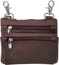 Load image into Gallery viewer, Leather Convertible Crossbody &amp; Belt-Loop Travel Purse -Top Seller
