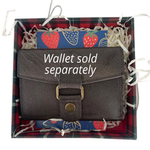 Load image into Gallery viewer, Plaid Gift Box Ready to Give or Send!  Optional Add $50 Visa &amp; Personalized Card.  Wallet Sold Separately
