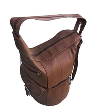 Load image into Gallery viewer, Convertible Leather Backpack
