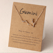 Load image into Gallery viewer, Zodiac Star Constellation Necklace ✨FREE SHIPPING🩷

