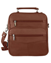 Load image into Gallery viewer, Leather Crossbody Travel Bag - Large

